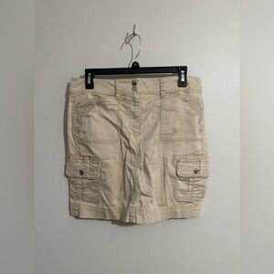 White House Black Market Tan Skirt